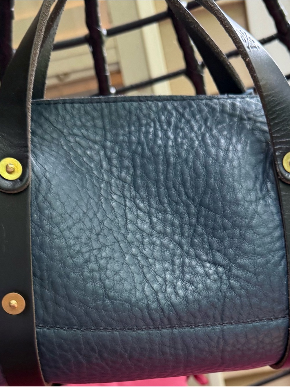 Go Forth Goods Smokey Blue small Jane Satchel with Tassel - Picture 11 of 14